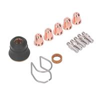 RASTKY Pièces de Rechange Standard pour Torche de Découpe, 13 Embouts de Buse D'électrodes Consommables pour Torche Klutch et Chicago Electric S25 S45, Idéal pour les Projets de Soudage