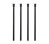 RASTKY Pieds de Table Pliants Réglables 27,56 Pouces Ensemble de Pieds de Meubles Pliables en Fer avec 28 Vis Pré-percées et Coussinets de Protection pour Table de Cuisine de