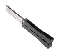 RASTKY Pierre à Aiguiser Pliante Portable avec Vitesse D'affûtage Rapide pour Couteaux D'extérieur et de Maison, Pierre à Aiguiser Double Face Grain 600/400, Matériau ABS + Diamant