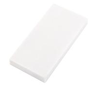 RASTKY Pierre à Aiguiser Portable pour Couteaux de Cuisine, Ciseaux, Couteaux et de Rasage, 10 000#, Fonction Antifriction, Petite Taille, Corindon Blanc Portable 10,2 X 5,1 X 0,1 Cm (80# Blanc)