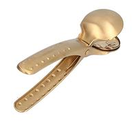 RASTKY Pince à Châtaigne Casse-noisette en Métal, Pince Ouvre-écrou Efficace, Opération Simple, 2,2 Pouces, Poignée Confortable, pour les Amateurs de Noix (GOLD)