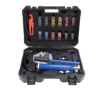 RASTKY Pince à Sertir Hydraulique pour Climatiseur avec Pompe Manuelle, 7 Tailles de Moules, Construction en Alliage d'aluminium, Outil de Sertissage Portable et Stable, Réparation et Entretien