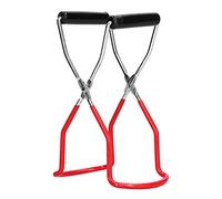 RASTKY Pince de Canette Antidérapante Robuste, Pince/support Antidérapant en Acier Inoxydable pour Mettre en Conserve et Stocker Facilement les Aliments (rouge)