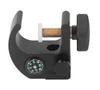 RASTKY Pince de Poteau GPS RTK en Alliage D'aluminium avec Petite Boussole, Support Réglable Résistant à L'usure pour des Mesures RTK Pratiques, adapté pour 1 Poteau, 1 Collecteur de Données