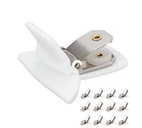 RASTKY Pinces à Couette Blanches, Supports de Literie Légers, Empêchent Les Draps de Se Salir, 12 Pièces pour Draps de Maison et de beauté