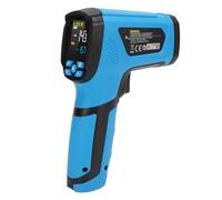 RASTKY Pistolet Thermique Infrarouge Haute Précision sans Contact avec Sonde de Type K pour la Cuisson et la Mesure de la Température Industrielle, écran LCD Couleur