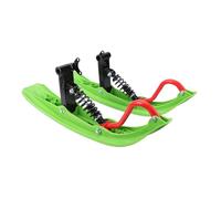 RASTKY Planche de Luge à Neige pour VTT, Kit de Conversion de Skis Avant avec Frein à Disque, Surface Texturée Antidérapante, Adaptée pour VTT, Motoneige d'hiver, Luge