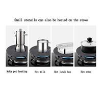 RASTKY Plaque de Conduction Thermique Antiadhésive pour Cuisinière à Gaz, 28x28x1cm, Fond de Décongélation Rapide, Collecte de Chaleur, Tampon de Casserole pour la Cuisine Domestique (Noir 1)