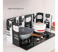 RASTKY Plaque de Déflecteur d'Huile de Cuisinière à Gaz Pliable en Aluminium-évite les éclaboussures d'Huile, Réduit les Dégâts et le Temps de Nettoyage, Parfaite pour les Cuisinières à Induction