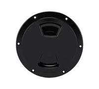 RASTKY Plaque de Pont de Bateau 5 Pouces, Couvercle de Trappe ABS | Construction Robuste en ABS, Surface Antidérapante, Joint étanche, S'adapte aux Ports D'inspection du Pont des Yachts marins.