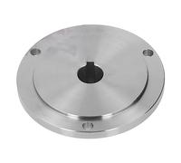 RASTKY Plaque Frontale de Tour à Bois en Acier à Haute Teneur en Manganèse, Accessoire de Mandrin à 3 Trous de 130 Mm pour K11-130 K12-130 K72-130, Facile à Retirer pour les Bricoleurs Amateurs (20MM)