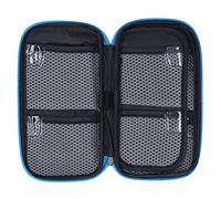 RASTKY Pochette de Filtre D'objectif D'appareil Photo Polyvalente, étui de Transport Résistant à l'eau de Grande capacité pour Filtres, Cartes Mémoire, Câbles pour Les Amateurs de Plein Air, en Nylon