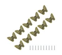 RASTKY Poignée D'armoire à Trou Unique en Forme D'étoile de Mer, Poignée Magnifique et élégante pour Meubles, 10 Pièces en Alliage de Zinc pour Armoires, Cuisines, 14,1 X 11,8 X 6,7 Pouces, Boîte en