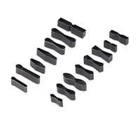 RASTKY Poinçon Creux en Acier à Haute Teneur en Carbone, Résistant à L'usure, Longue Durée de Vie, Ensemble de 15 Poinçons en Forme de Cuir pour L'art et L'artisanat