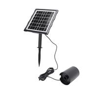 RASTKY Pompe à Eau Solaire avec 3 Modes pour L'oxygénation sous-Marine - Pompe Aérateur à Panneau Solaire ABS avec Pierres à Air, Adaptée aux Petits étangs, 7 X 6,3 X 1,57 Pouces