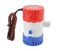 RASTKY Pompe de Cale Non Automatique, Pompe à Eau Marine Submersible Silencieuse, Matière Plastique de qualité Supérieure pour étangs, Piscines, Bateaux, Camping-cars (750GPH 12V)