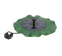 RASTKY Pompe de Fontaine d'eau Solaire 5V 1.6W, Décoration de Paysage, Fontaine Flottante écologique, Jardin, Bain et Poisson (#1)