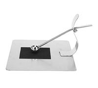 RASTKY Porte-Badge Durable en Acier Inoxydable, Forme Unique, pour Fournitures de Bureau, Serviette en Papier Plat