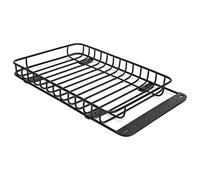 RASTKY Porte-Bagages de Toit Durable, Galerie de Toit en Métal RC avec 5 Lumières LED pour -4/ SCX10 90046, Améliore la Simulation de Voiture RC, Convient pour HSP/, Noir