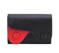 RASTKY Porte-Cartes en Cuir PU avec Protection, Antivol, Léger, pour Un Usage Quotidien, Gris (Black)