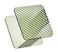 RASTKY Porte-éponge en Plastique, Support Mural Multifonctionnel pour Cuisine, Salle de Bain, Conception de Drainage Peu Encombrante pour épurateurs à Billes en Fil D'acier, 3x3x1,9 Pouces (Vert