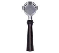 RASTKY Porte-filtre sans Fond de 51 Mm avec 2 Oreilles pour ECO310 - Poignée à café en Acier Inoxydable avec Panier Filtrant Extraction Améliorée du café et Nettoyage Facile (F Bois de santal)