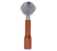 RASTKY Porte-filtre sans Fond de 51 Mm avec 2 Oreilles pour ECO310 - Poignée à café en Acier Inoxydable avec Panier Filtrant Extraction Améliorée du café et Nettoyage Facile (style 1)