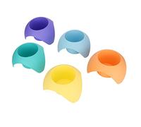 RASTKY Porte-gobelet de Plage avec 5 Pièces Porte-gobelet de Plage Multifonctionnel Portable sous-Verres de Sable de Boisson Téléphone Lunettes de Soleil clé Sable-Porte-Boissons