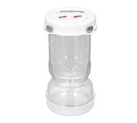 RASTKY Pot de Cornichon à Large Ouverture avec Trou D'échappement et 2 Fourchettes, Conception Pratique pour les Amateurs de Cornichons