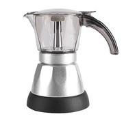 RASTKY Pot électrique Moka 480W 300 Ml / 6 Tasses Maker - Cafetière Détachable pour la Maison et la Cuisine - Design élégant