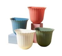 RASTKY Poubelle Suspendue de Cuisine, Conception Intelligente, Gain de Place, Porte D'armoire, Panier en Plastique en Forme de Fleur, à la Mode et Pratique pour Petite Cuisine | Blanc, Bleu, Vert,