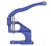 RASTKY Presse à Main Manuelle, Outil D'installation D'œillets et D'œillets, Perforateur de Rivets Efficace pour les Artisans du Cuir, Presse à Main en Aluminium pour Bricolage, Artisanat, Bleu,