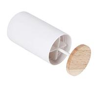 RASTKY Presse Porte-Cure-dents Boîte Distributeur ABS + Bois de Caoutchouc pour la Maison Cuisine Hôtel, 4,5 Pouces Conteneur de Cure-dents Famille Essentiel