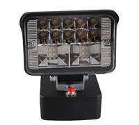 RASTKY Projecteur LED de Haute qualité pour Batterie au Lithium 18 V, Large Gamme D'éclairage et Protection Basse Tension, adapté pour L'éclairage de Travail Intérieur, Matériau ABS/alliage de Zinc