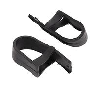 RASTKY Protecteur de Bras Oscillant de Curseur de Chaîne en Caoutchouc pour PIT Quad Dirt Bike ATV, 2 Pièces Curseur de Chaîne de Bras Oscillant Noir Résistant aux Rayures, Guide de de de en