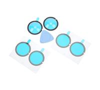 RASTKY Protections d'objectifInsta 360 One X2 - Accessoire de Protection du Corps à Revêtement Optique Double Couche - et Objectif étanche pour Votre Appareil Photo, Comprend des Autocollants