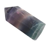 RASTKY Quartz Fluorite NaturelBaguette HexagonaleDécoration de la Maison et Croissance Spirituelle - Pierre de Guérison (35mm-40mm)