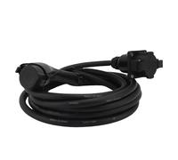 RASTKY Rallonge de Charge pour Véhicule électrique Adaptée au Cordon Stable et Efficace pour la Plupart des Véhicules à énergie Nouvelle, Type 1 Double Connecteur 32A 7,6KW 19,69 Pieds monophasé