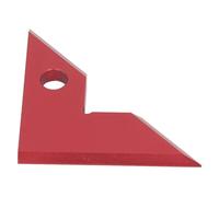 RASTKY Règle à Angle Droit Professionnelle en Alliage D'aluminium Robuste pour le Travail du Bois pour une Coupe de Précision, Outil Essentiel pour les Menuisiers, Prévention de la Rouille (rouge)