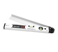 RASTKY Règle d'Angle à Affichage Numérique Pliable, Angle Numérique 400mm, Rapporteur d'Angle avec écran LCD et IP54