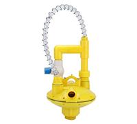 RASTKY Régulateur de Pression D'eau pour Poulailler pour Système D'abreuvement de Volaille, Kit de Valve en Plastique ABS Durable avec Tuyau de Niveau D'eau Transparent, Poids 1000 G (tube rond)