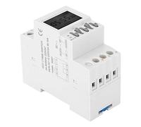 RASTKY Relais de Minuterie Installation Pratique Type de Rail Interrupteur de Cloche D'usine D'école AC220V 3A, pour Cloche D'usine de D'école, Pile Bouton Rechargeable