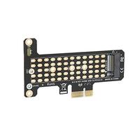 RASTKY Riser Card M.2 NVME Adaptateur Performances Stables pour OS X Compatible 2230/2242/2260/2280 Disque Dur PCIE 4.0 Prise en Charge des Joueurs (ph41x1 Pleine Hauteur)