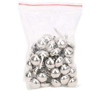 RASTKY Rivets à Goujon de Décoration 50PCS Rivet en Forme de Champignon en Alliage de Zinc pour Support de Sac à Main de Chaîne de Sac à Main, Taille de 0,59 Pouce, Couleur Pistolet pour Fabricant