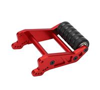 RASTKY Roue Arrière RC en Alliage D'aluminium Haute Résistance pour Essieu Solide LOSI LMT 4WD, Installation Facile, Empattement Large, stabilité des Sauts Périlleux (Rouge)