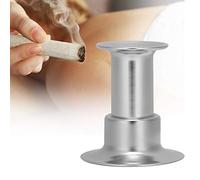 RASTKY Rouleau D'extincteur Moxa Durable en Acier Inoxydable, pour Brûler des Bâtons de Moxa, Facile à Nettoyer avec de L'eau pour un Usage Domestique (2 cm)