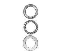 RASTKY Roulements à Billes de Poussée Série Extra Légère, Roulement en Acier Résistant aux Hautes Températures, 5 Pièces pour Centrifugeuses Verticales et Pompes (51106)