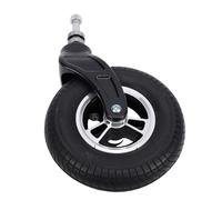 RASTKY Roulettes en Caoutchouc Robustes de 8 Pouces Chariot à Roue Gonflable en Caoutchouc Antidérapant Chariot Utilitaire Moyeu en Alliage d'aluminium Industrielle Tout Terrain