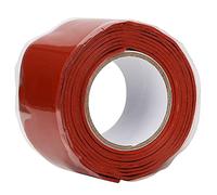 RASTKY Ruban de Réparation de Tuyaux étanche et Flexible, avec Forte Adhérence, Longueur de 1 Mètre, Blanc/rouge pour Tuyaux en PVC PPR (rouge)