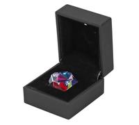 RASTKY RVB Dispersion Color Crystal Faceted Optical Prism, K9 Glass, Kaleidoscopic Patterns, Educational and Photography, 9.8x9.8x9.8in, Petite Taille, Facile à Transporter, Idéal pour